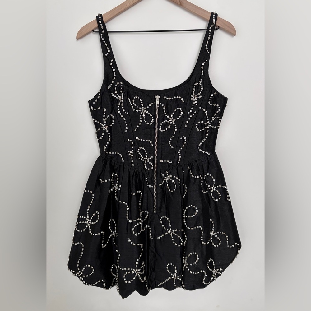 NWT w/flaw LoveShackFancy Brookhaven Embellished Mini Dress - Picture 6 of 10